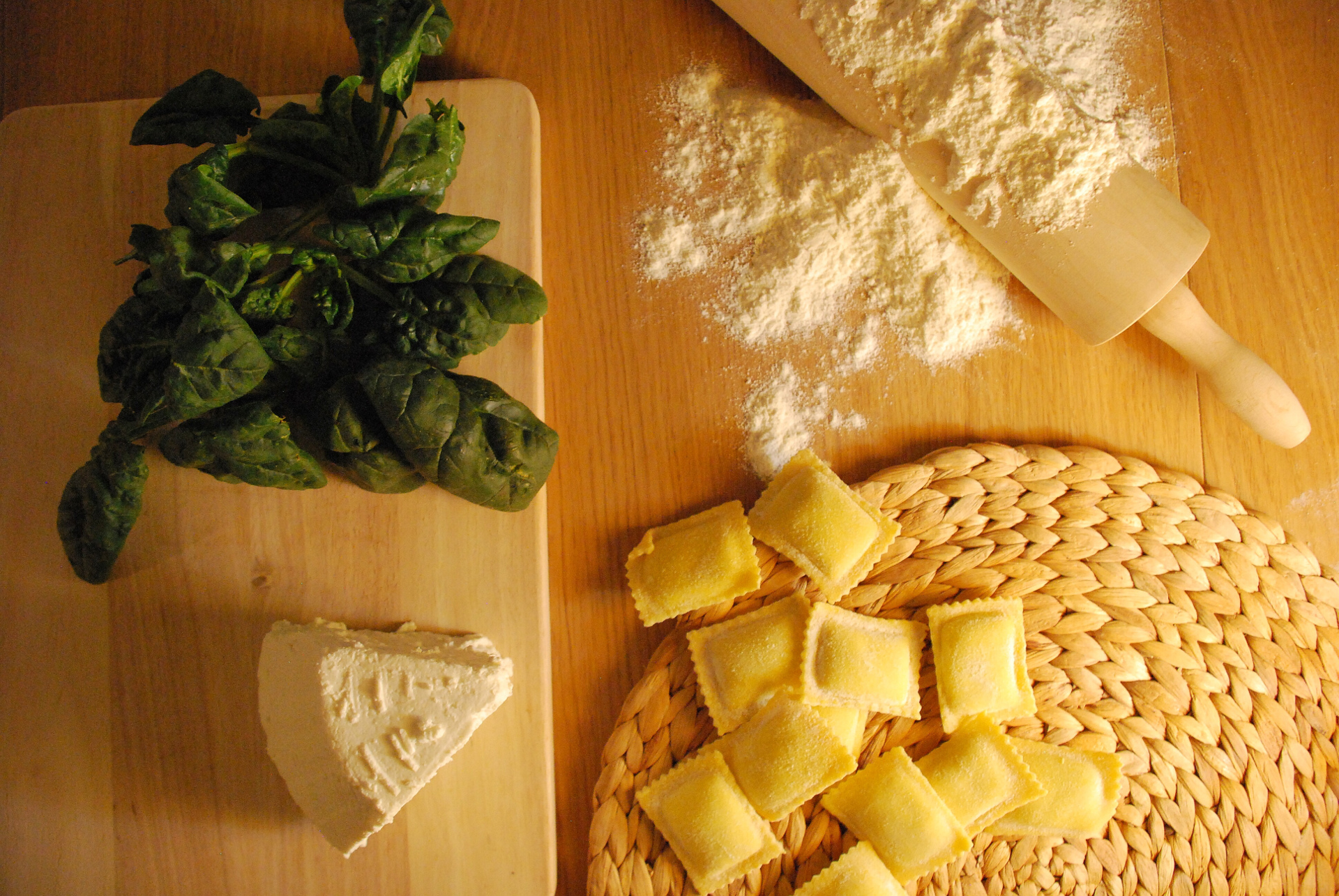 Ravioli Ricotta e Spinaci